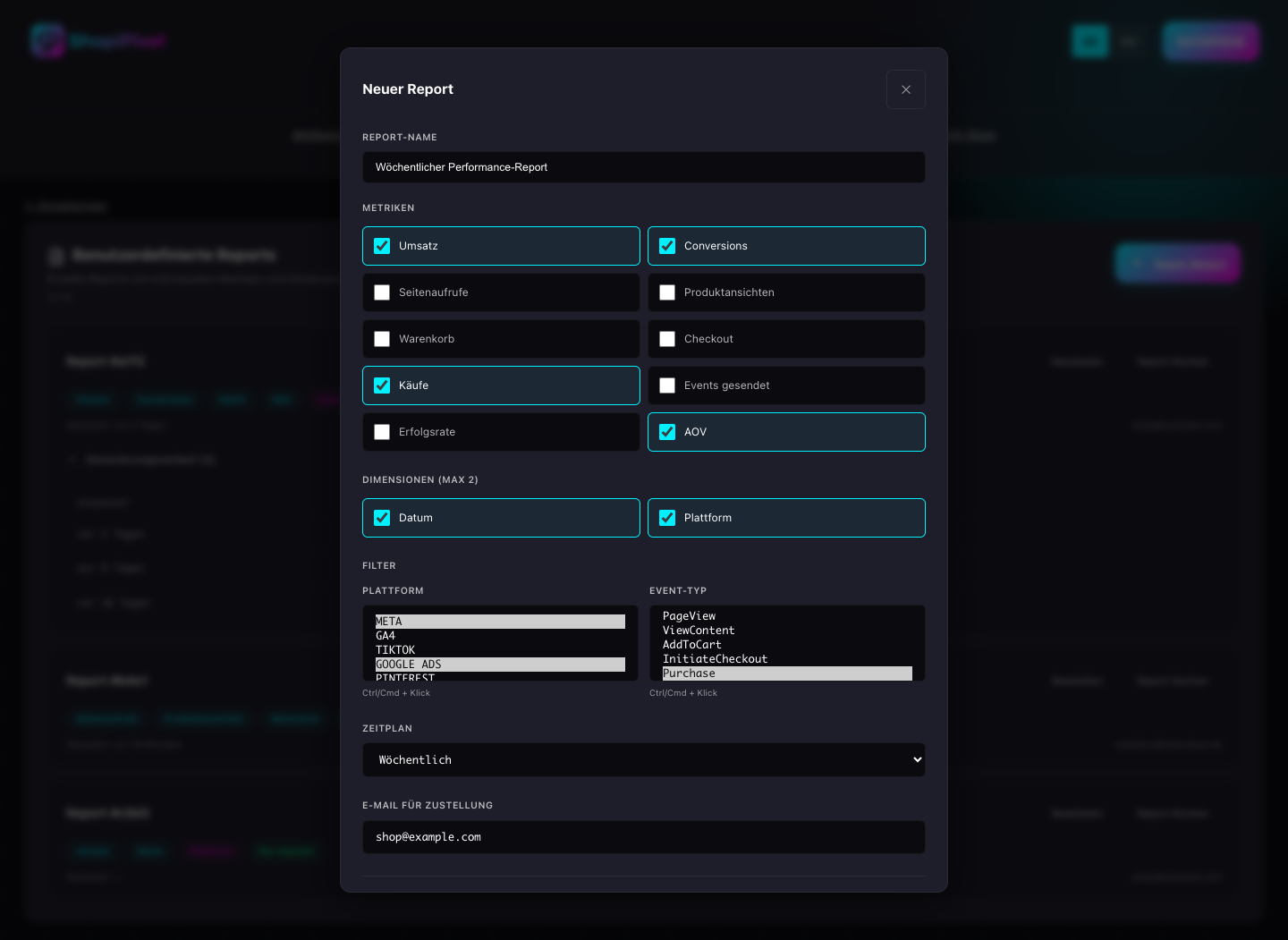 Custom Report Builder